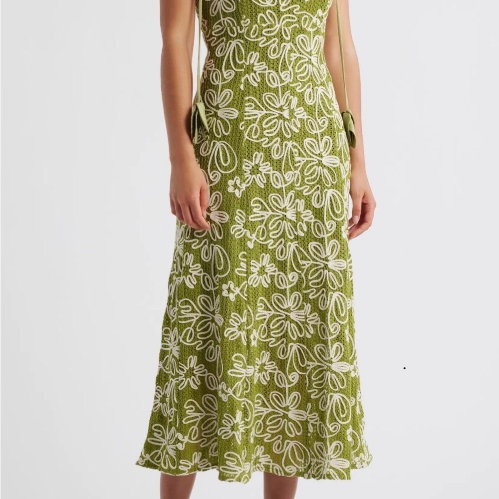 Adelyn Rae | Textured Slip Midi Dress - Picture 9 of 11